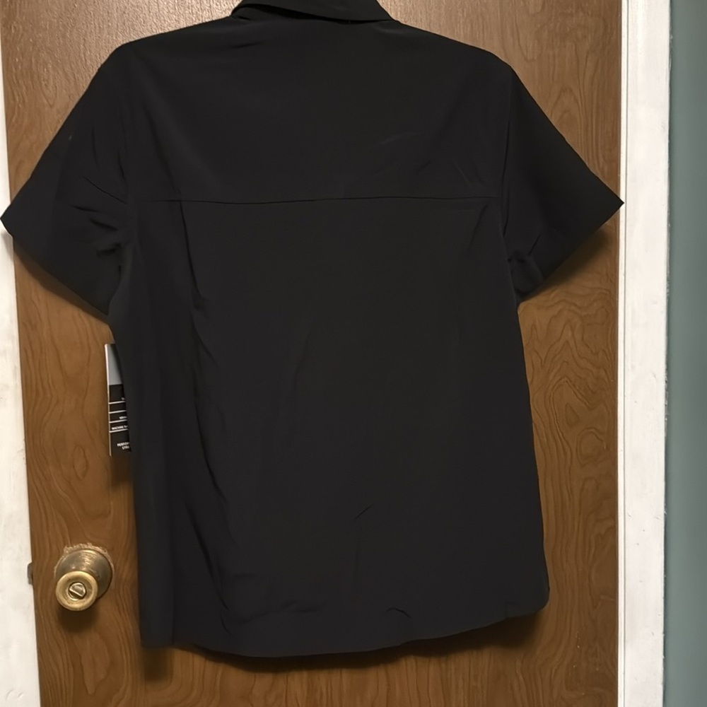 NWT Men's Michael Strahan Black Short Sleeve Shirt size XL - Picture 4 of 4